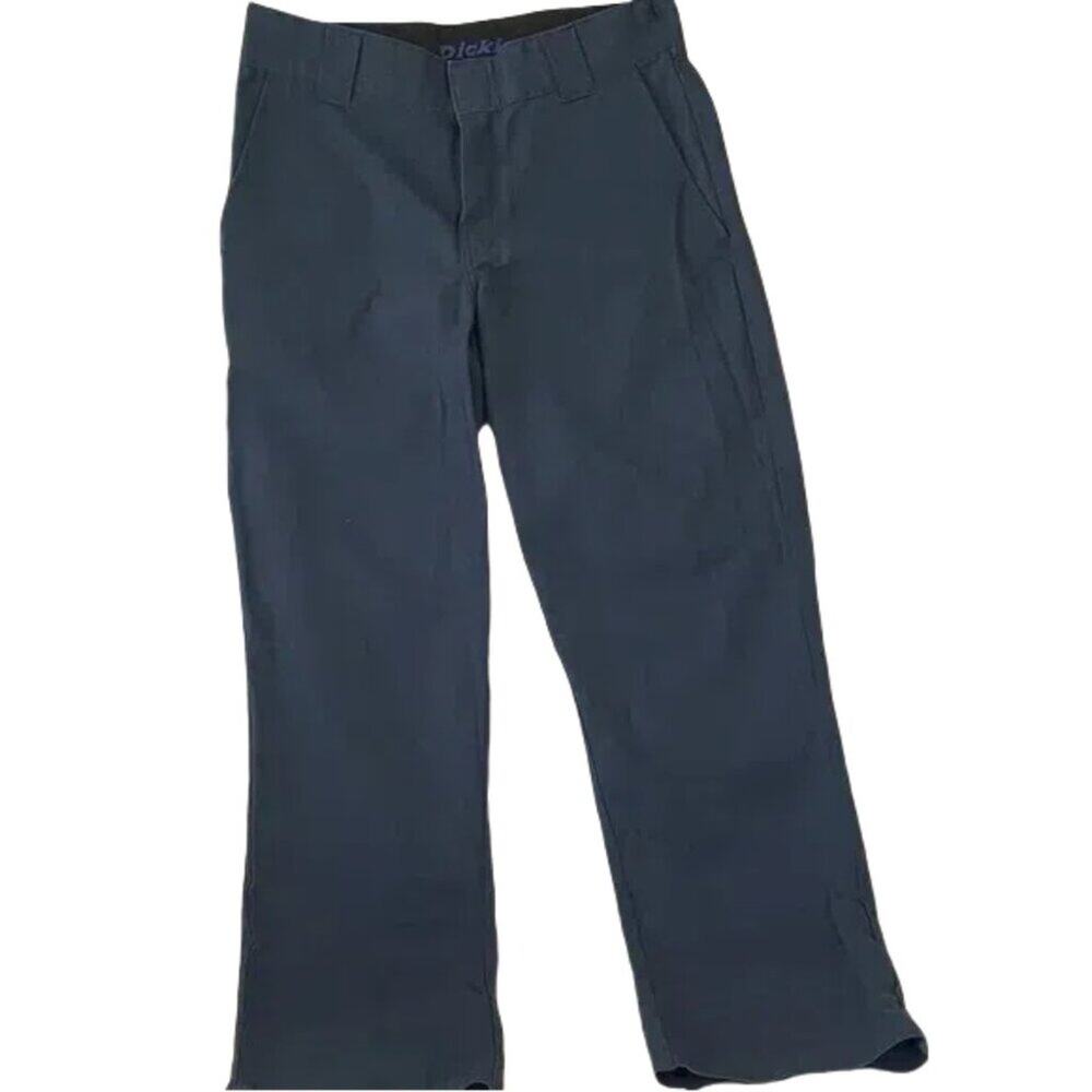 Dickies Men's Navy Pants Flat Front 30/32